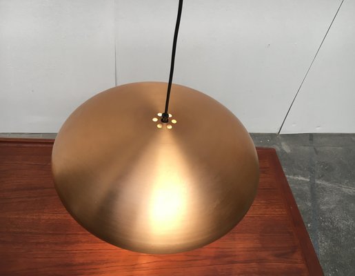 Mid-Century German Copper Pendant Lamp from Goldkant Leuchten-UAH-864961