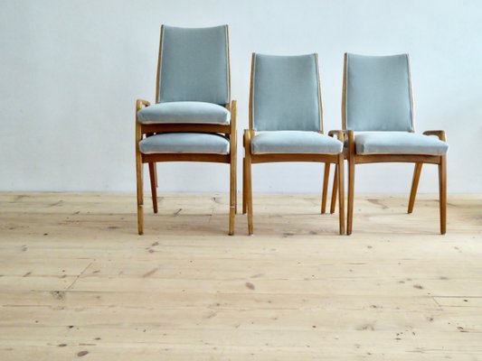 Mid-Century German Dining Chairs, 1950s, Set of 4-APD-377135