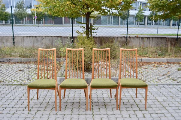 Mid-Century German Dining Chairs by Ernst Martin Dettinger for Lucas Schnaidt, 1950s, Set of 4-UF-1372002