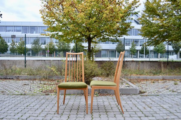 Mid-Century German Dining Chairs by Ernst Martin Dettinger for Lucas Schnaidt, 1950s, Set of 4-UF-1372002