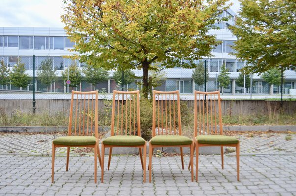 Mid-Century German Dining Chairs by Ernst Martin Dettinger for Lucas Schnaidt, 1950s, Set of 4-UF-1372002