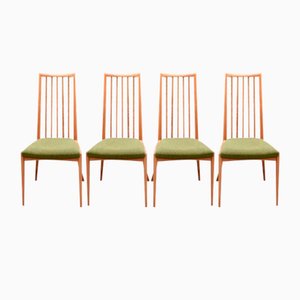 Mid-Century German Dining Chairs by Ernst Martin Dettinger for Lucas Schnaidt, 1950s, Set of 4-UF-1372002