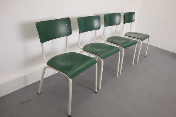 Mid-Century German Dining Chairs, Set of 4-JWH-621020