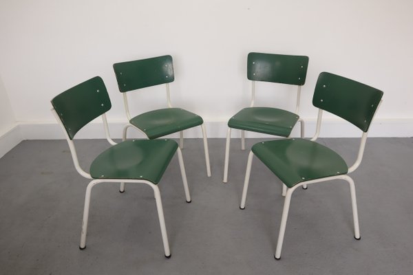 Mid-Century German Dining Chairs, Set of 4-JWH-621020