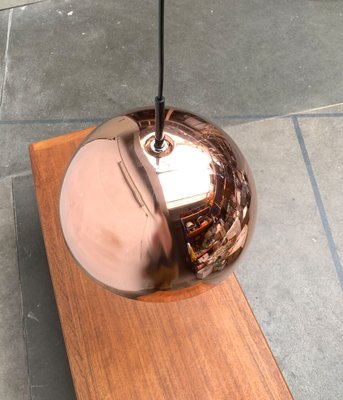 Mid-Century German Dome Copper Pendant Lamp from Staff Leuchten, 1960s-UAH-1306335