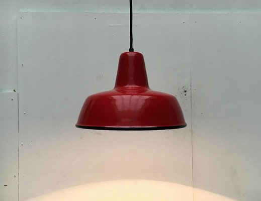 Mid-Century German Enamel Pendant Lamp from Kaiser Idell / Kaiser Leuchten, 1960s-UAH-1811744