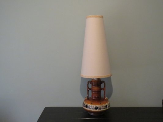 Mid-Century German Fat Lava Ceramic Floor Lamp, 1960s-UKG-1174754