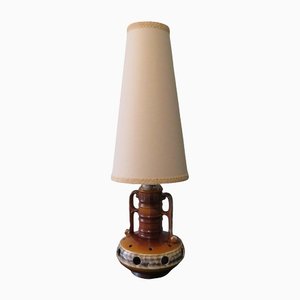 Mid-Century German Fat Lava Ceramic Floor Lamp, 1960s-UKG-1174754