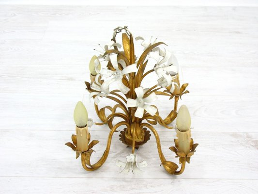 Mid-Century German Floral Chandelier, 1970s-SZW-737630