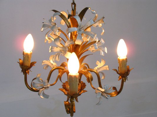 Mid-Century German Floral Chandelier, 1970s-SZW-737630