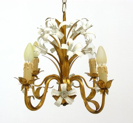 Mid-Century German Floral Chandelier, 1970s-SZW-737630