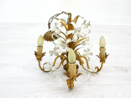 Mid-Century German Floral Chandelier, 1970s-SZW-737630