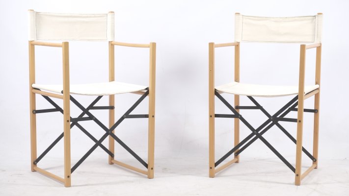 Mid-Century German Folding Chairs, Set of 4-CIP-568927