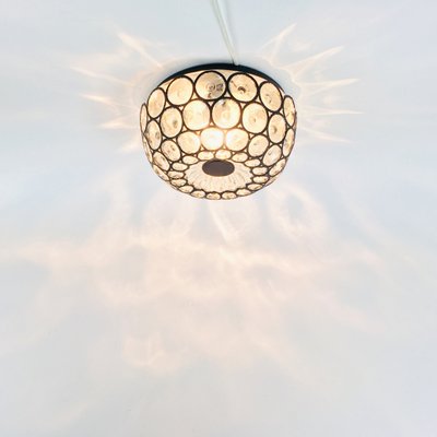 Mid-Century German Glass Ceiling Light from Limburg, 1960s-BMM-2018195