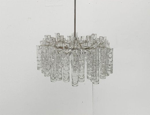 Mid-Century German Glass Chandelier from Doria Leuchten-UAH-967452