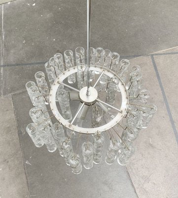 Mid-Century German Glass Chandelier from Doria Leuchten-UAH-967452