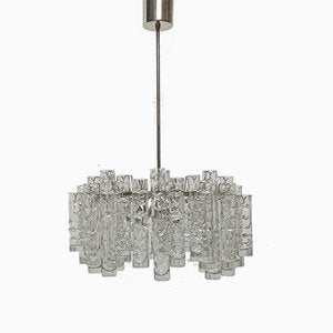 Mid-Century German Glass Chandelier from Doria Leuchten-UAH-967452