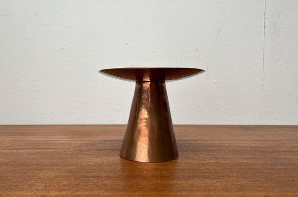 Mid-Century German Handmade Copper Candleholder from AWD, 1960s-UAH-1796013