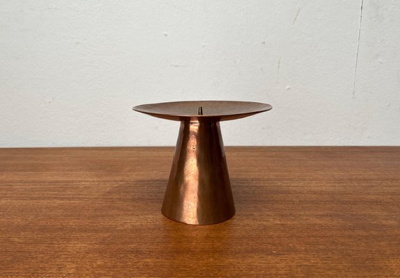 Mid-Century German Handmade Copper Candleholder from AWD, 1960s-UAH-1796013