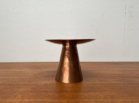 Mid-Century German Handmade Copper Candleholder from AWD, 1960s-UAH-1796013