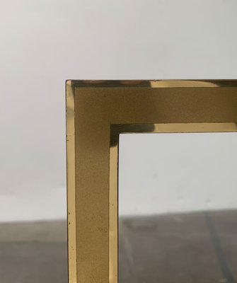 Mid-Century German Hollywood Regency Style Brass Glass Side Couch Table from Vereinigte Werkstätten, 1960s-UAH-1141787