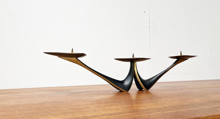 Mid-Century German Metal Candleholder by Klaus Ullrich for Faber & Schumacher, 1950s-UAH-1796037