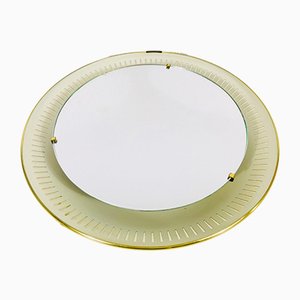 Mid-Century German Metal Mirror from Hillebrand Lighting, 1950s-PUK-564664