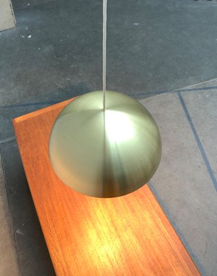 Mid-Century German Minimalist Brass Dome Pendant from Beisl, 1960s-UAH-1449724