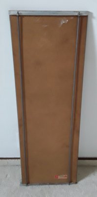 Mid-Century German Minimalist Mirror with Teak Frame, 1960s-HOI-1702233