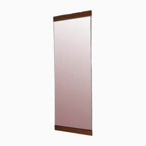 Mid-Century German Minimalist Mirror with Teak Frame, 1960s-HOI-1702233