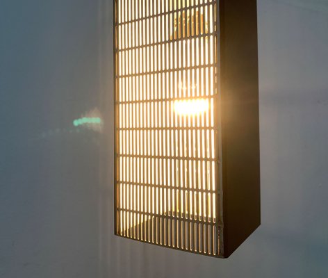 Mid-Century German Minimalist Perforated Metal Pendant Lamp, 1960s-UAH-1313354