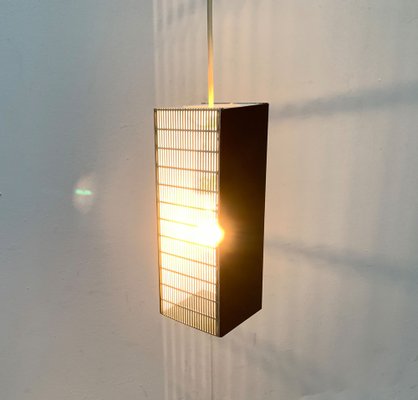 Mid-Century German Minimalist Perforated Metal Pendant Lamp, 1960s-UAH-1313354