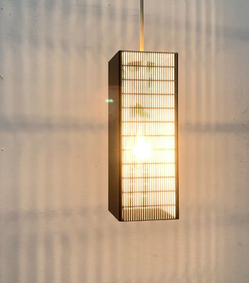 Mid-Century German Minimalist Perforated Metal Pendant Lamp, 1960s-UAH-1313354