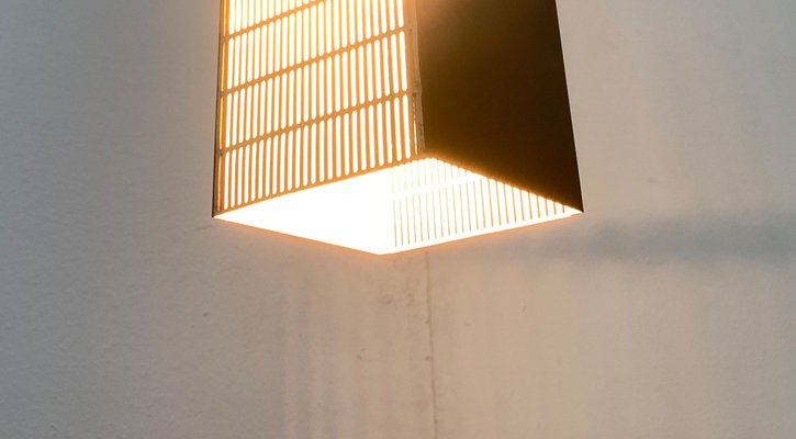 Mid-Century German Minimalist Perforated Metal Pendant Lamp, 1960s-UAH-1313354