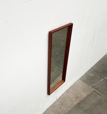 Mid-Century German Minimalist Teak Mirror from Zier-Form, 1960s-UAH-1782478