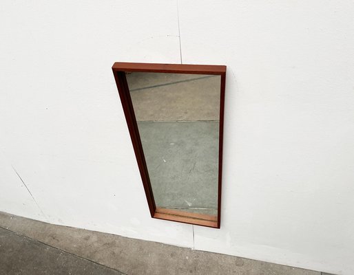 Mid-Century German Minimalist Teak Mirror from Zier-Form, 1960s-UAH-1782478