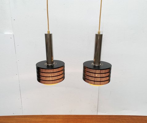 Mid-Century German Minimalist Twin Pendant by Bünte & Remmler, 1960s-UAH-1285670