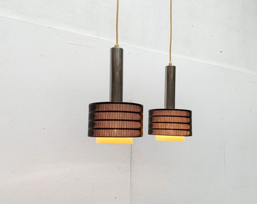 Mid-Century German Minimalist Twin Pendant by Bünte & Remmler, 1960s-UAH-1285670