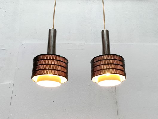 Mid-Century German Minimalist Twin Pendant by Bünte & Remmler, 1960s-UAH-1285670