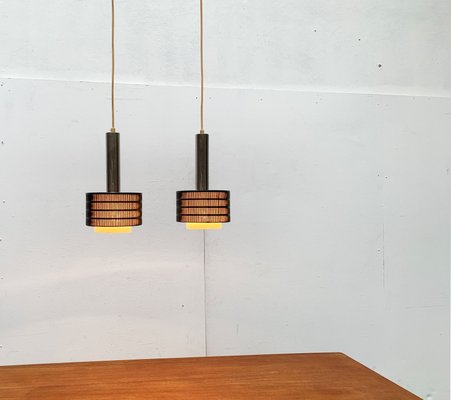 Mid-Century German Minimalist Twin Pendant by Bünte & Remmler, 1960s-UAH-1285670