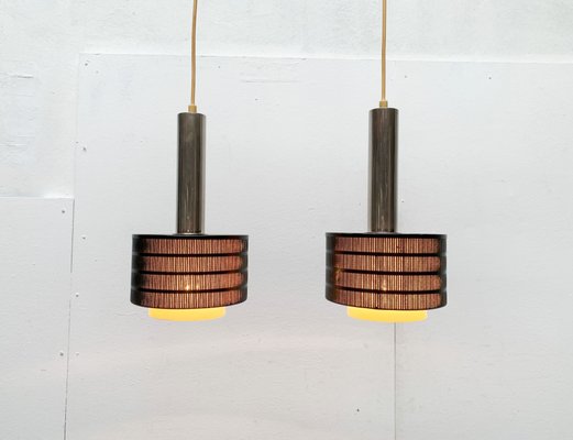 Mid-Century German Minimalist Twin Pendant by Bünte & Remmler, 1960s-UAH-1285670