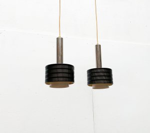 Mid-Century German Minimalist Twin Pendant by Bünte & Remmler, 1960s-UAH-1285670