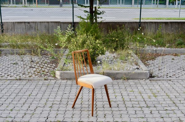 Mid-Century German Mohair Dining Chairs, 1950s, Set of 4-UF-1371992