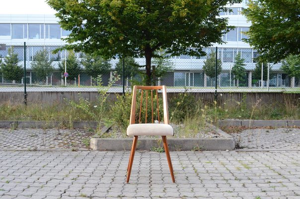 Mid-Century German Mohair Dining Chairs, 1950s, Set of 4-UF-1371992