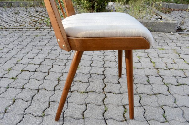 Mid-Century German Mohair Dining Chairs, 1950s, Set of 4-UF-1371992