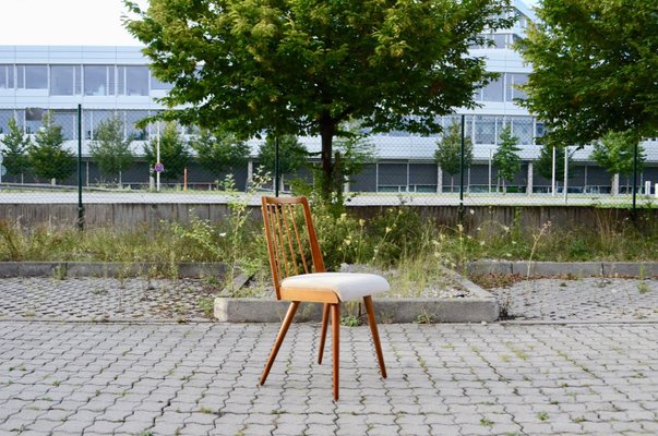 Mid-Century German Mohair Dining Chairs, 1950s, Set of 4-UF-1371992