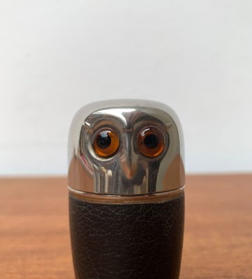 Mid-Century German Owl Style Metal Shot Glasses, 1960s, Set of 5-UAH-1297556