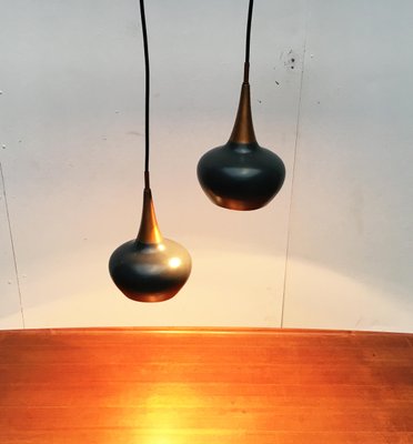 Mid-Century German Pendant Lamps from Kaiser Leuchten, Set of 2-UAH-900245