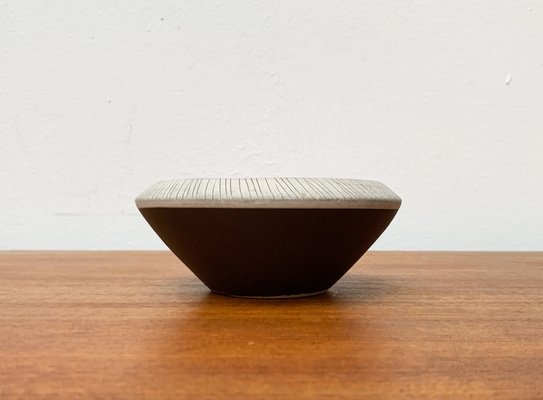 Mid-Century German Pottery Minimalist Bowl, 1960s-UAH-1371930