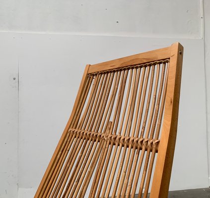 Mid-Century German Rattan Rocking Chair from Deutschen Werkstätten Hellerau, 1960s-UAH-1016664